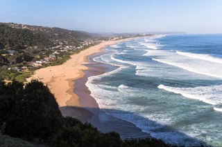 View over coast on the Garden Route, South Africa View over coast on the Garden Route, South Africa