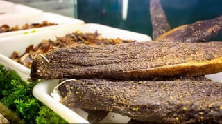 Inside Interior of a Beef Jerky Biltong Shop