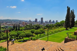 Panoramic view of Pretoria from the Union Buildings, South Africa