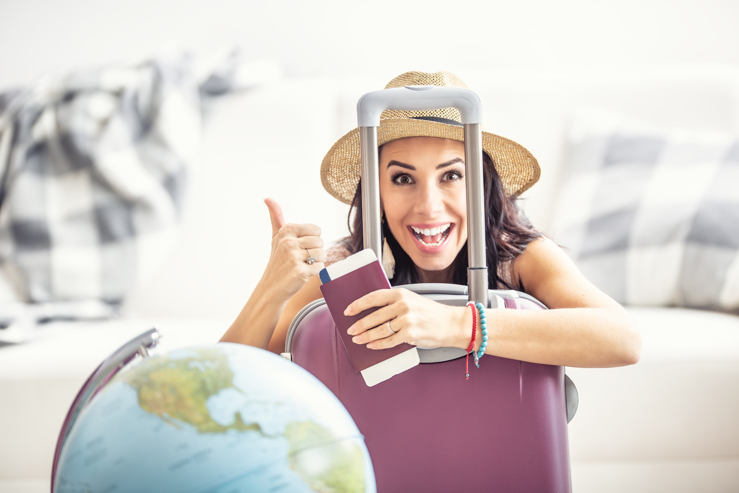 Wishful Dreams of Traveling by a Woman Whose Flight