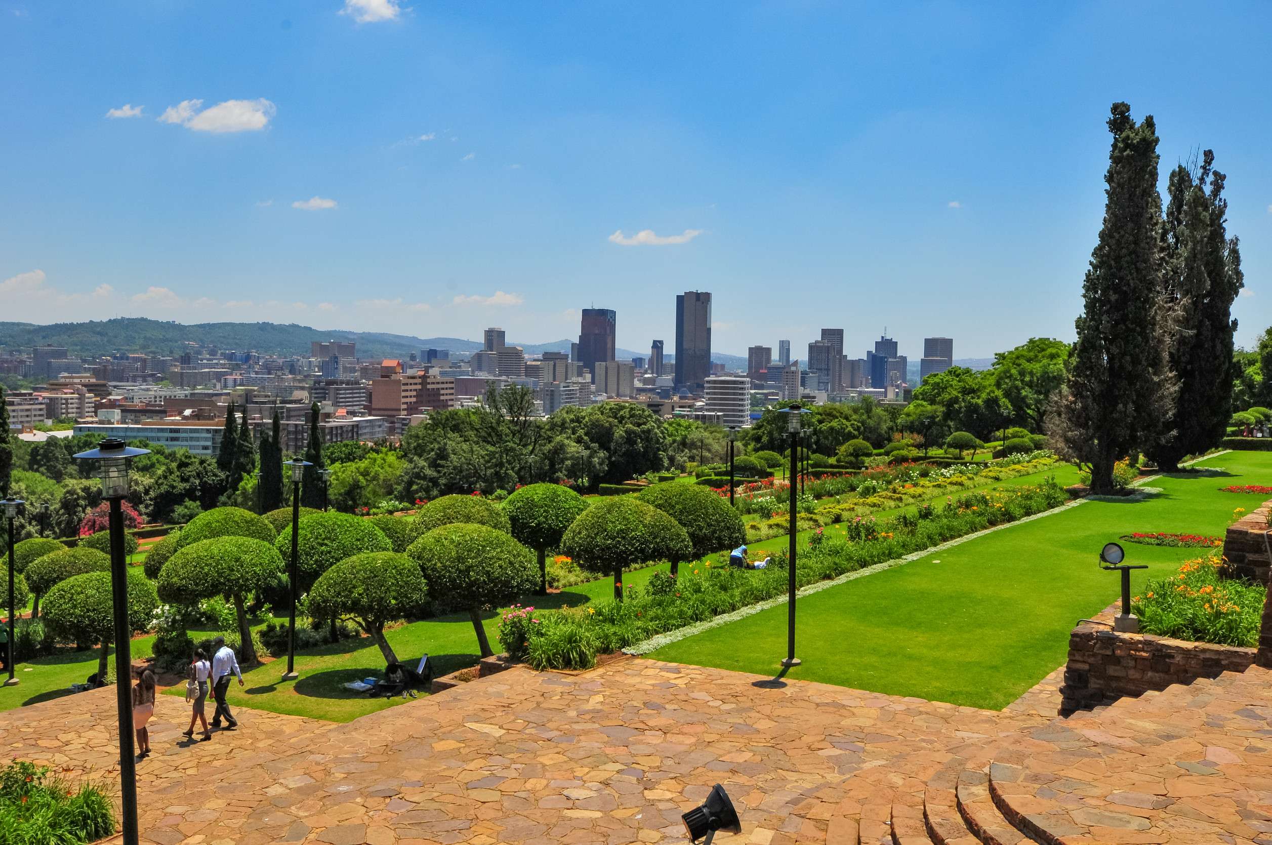 Panoramic view of Pretoria from the Union Buildings, South Africa
