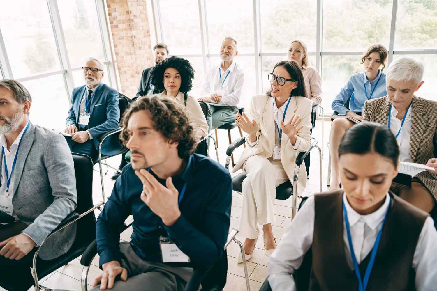 People Attending Business Conference